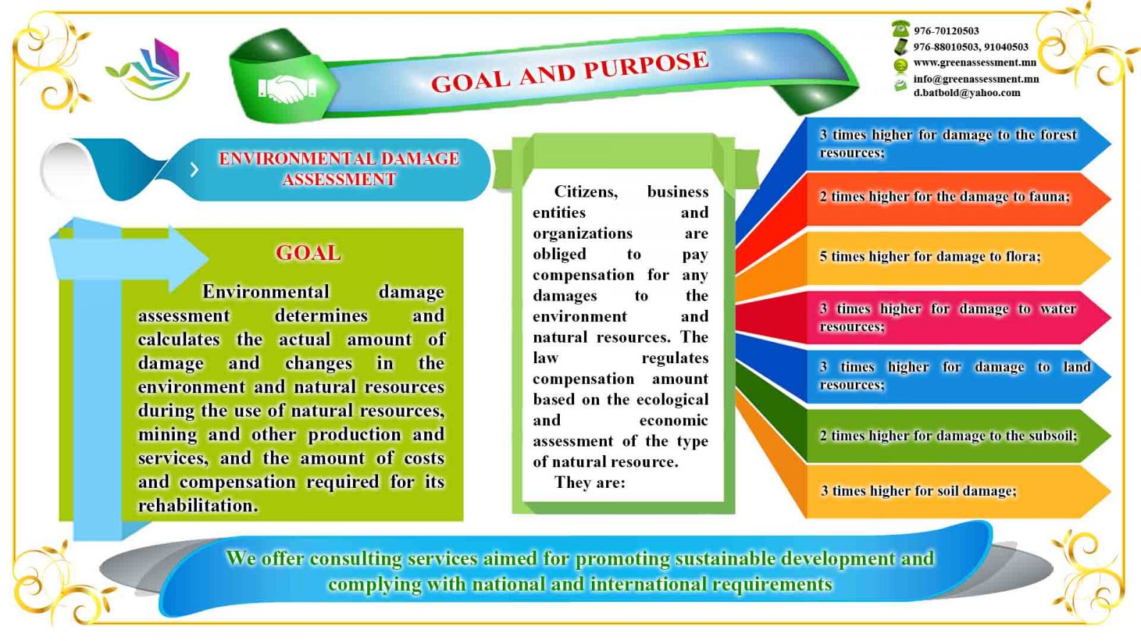ENVIRONMENTAL DAMAGE ASSESSMENT